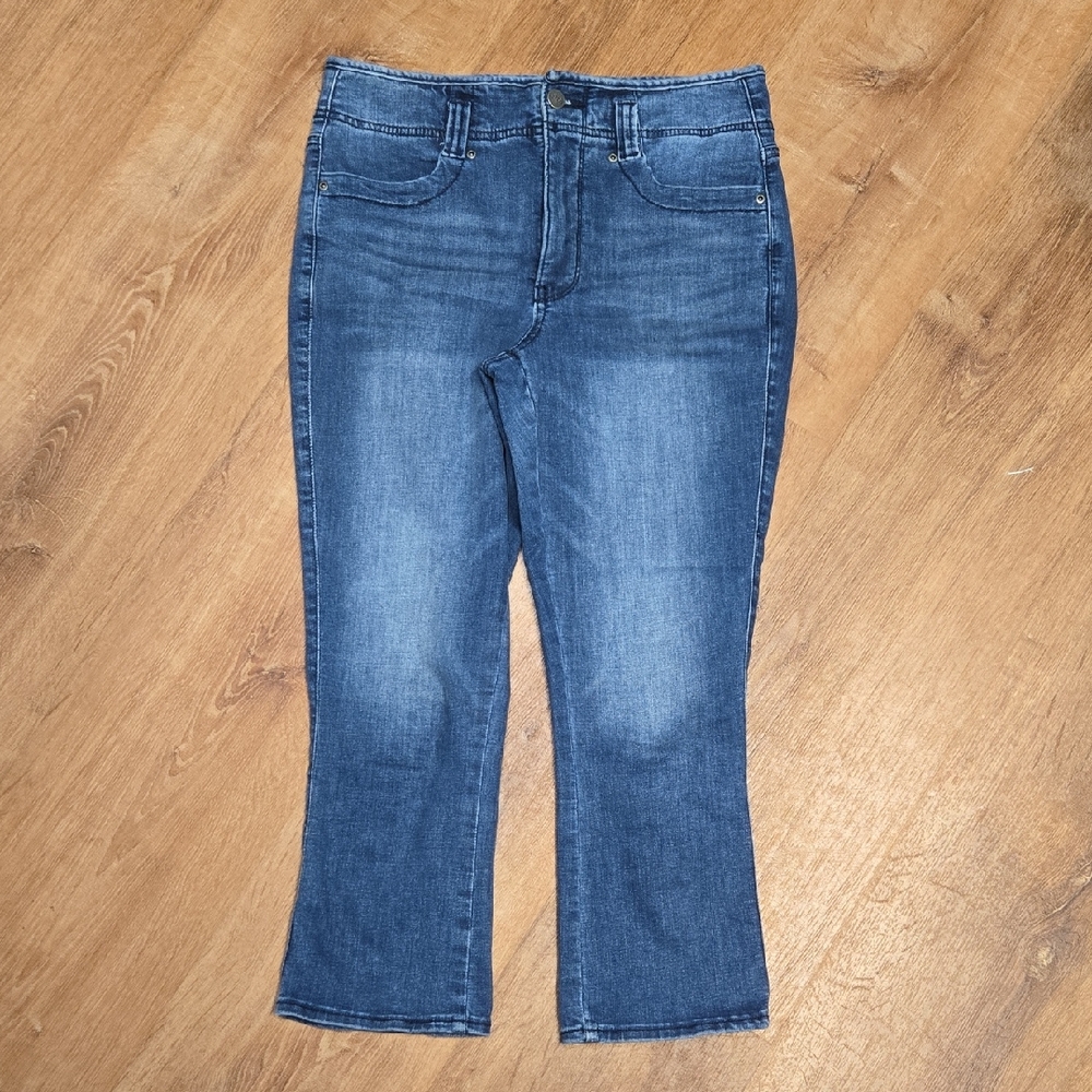 NYDJ Women's Ami Skinny Cropped Jeans in Deep Blue 6 EUC